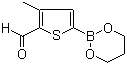 structure of CAS# 374537-98-1, 5-甲酰基-4-甲基噻吩-2-硼酸 1,3-丙二醇酯