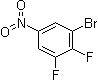 structure of CAS# 374633-24-6, 1-溴-2,3-二氟-5-硝基苯