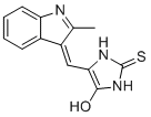 CAS # 374703-78-3, PKG drug G1, 4-hydroxy-5-[(Z)-(2-methylindol-3-ylidene)methyl]-1,3-dihydroimidazole-2-thione