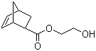 structure of CAS# 37503-42-7, 2-Hydroxyethyl 5-norbornene-2-carboxylate