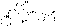 structure of CAS# 3759-92-0, Furaltadone hydrochloride