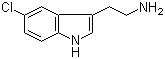 structure of CAS# 3764-94-1, 5-氯-1H-吲哚-3-乙胺
