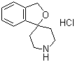 structure of CAS# 37663-44-8, 3H-Spiro[isobenzofuran-1,4'-piperidine] hydrochloride