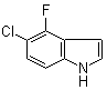 structure of CAS# 376646-56-9, 5-Chloro-4-fluoro-1H-indole