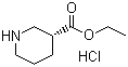 structure of CAS# 37675-19-7, (R)-哌啶-3-甲酸乙酯盐酸盐