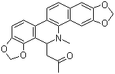structure of CAS# 37687-34-6, 6-Acetonyldihydrosanguinarine