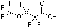 CAS # 377-73-1, 2,2,3,3-Tetrafluoro-3-(trifluoromethoxy)propanoic acid