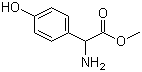 structure of CAS# 37763-23-8, Methyl D-(-)-4-hydroxy-phenylglycinate