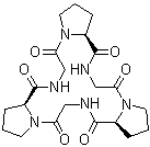 structure of CAS# 37783-51-0, Cyclo(L-prolylglycyl-L-prolylglycyl-L-prolylglycyl)