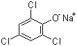 structure of CAS# 3784-03-0, 2,4,6-三氯苯酚钠