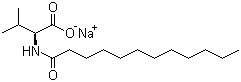 CAS 登录号：37869-33-3, N-十二碳酰基-L-缬氨酸钠