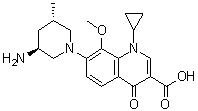 CAS # 378746-64-6, Nemonoxacin, 7-[(3S,5S)-3-Amino-5-methyl-1-piperidinyl]-1-cyclopropyl-1,4-dihydro-8-methoxy-4-oxo-3-quinolinecarboxylic acid