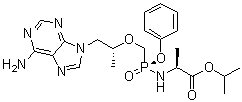 structure of CAS# 379270-37-8, Tenofovir alafenamide