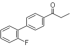 structure of CAS# 37989-92-7, 4'-(2-氟苯基)苯丙酮