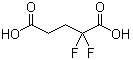 structure of CAS# 380-86-9, 2,2-Difluoropentanedioic acid