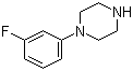 structure of CAS# 3801-89-6, 1-(3-Fluorophenyl)piperazine