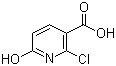 structure of CAS# 38025-90-0, 2-氯-6-羟基烟酸
