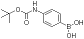 structure of CAS# 380430-49-9, 4-(叔丁氧羰基)氨基苯硼酸