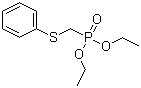 structure of CAS# 38066-16-9, 苯硫基甲基膦酸二乙酯