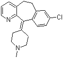 structure of CAS# 38092-89-6, 8-Chloro-6,11-dihydro-11-(1-methyl-4-piperidinylidene)-5H-benzo[5,6]cyclohepta[1,2-b]pyridine