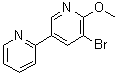 CAS # 381248-05-1, 5'-Bromo-6'-methoxy-2,3'-bipyridine, 5-(2-Pyridyl)-3-bromo-2-methoxypyridine