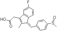 structure of CAS# 38194-50-2, Sulindac