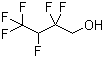 structure of CAS# 382-31-0, 2,2,3,4,4,4-Hexafluorobutan-1-ol