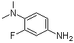structure of CAS# 3824-31-5, 2-Fluoro-N1,N1-dimethyl-1,4-benzenediamine