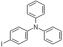 CAS # 38257-52-2, 4-Iodo-N,N-diphenyl-benzenamine, 4-Iodo-N,N-diphenylaminobenzene, 4-Iodotriphenylamine, N-(4-Iodophenyl)diphenylamine