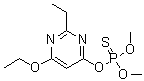 structure of CAS# 38260-54-7, 乙嘧硫磷