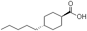structure of CAS# 38289-29-1, trans-4-Pentylcyclohexanecarboxylic acid