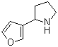 structure of CAS# 383127-25-1, 2-(呋喃-3-基)吡咯烷