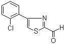structure of CAS# 383142-61-8, 4-(2-Chlorophenyl)-2-thiazolecarboxaldehyde