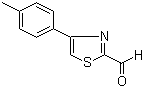 structure of CAS# 383143-86-0, 4-(4-甲基苯基)-2-噻唑甲醛