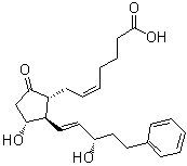 structure of CAS# 38315-43-4, 17-Phenyl-18,19,20-trinorprostaglandin E2