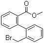 structure of CAS# 38399-65-4, 2'-溴甲基-[1,1'-联苯]-2-甲酸甲酯