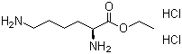 structure of CAS# 3844-53-9, Ethyl 2,6-diaminohexanoate dihydrochloride