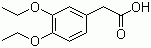 structure of CAS# 38464-04-9, 3,4-二乙氧基苯乙酸