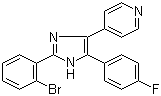 CAS 登录号：384820-17-1, 4-[2-(2-溴苯基)-5-(4-氟苯基)-1H-咪唑-4-基]吡啶