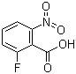 structure of CAS# 385-02-4, 2-氟-6-硝基苯甲酸