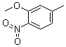 structure of CAS# 38512-82-2, 2-Methoxy-4-methylnitrobenzene