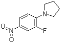 structure of CAS# 385380-74-5, 1-(2-氟-4-硝基苯基)四氢吡咯