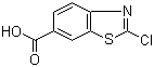 structure of CAS# 3855-95-6, 2-Chloro-6-benzothiazolecarboxylic acid