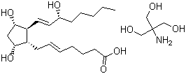 structure of CAS# 38562-01-5, Prostaglandin F2a tris salt