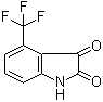 structure of CAS# 386-73-2, 4-(Trifluoromethyl)isatin
