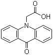 structure of CAS# 38609-97-1, 9-Oxo-10(9H)-acridineacetic acid