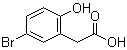 structure of CAS# 38692-72-7, 5-溴-2-羟基苯乙酸