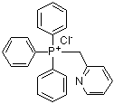 structure of CAS# 38700-15-1, 2-皮考基三苯基鏻氯化物