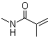 structure of CAS# 3887-02-3, N-Methylmethacrylamide