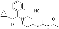 structure of CAS# 389574-19-0, Prasugrel hydrochloride